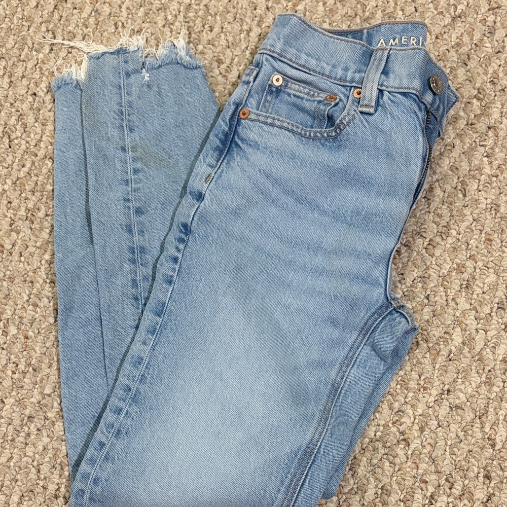 Blue American Eagle Skinny Stretch Jeans